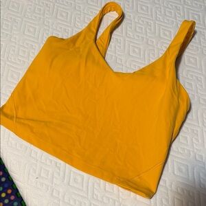 Lulu lemon orange sports bra